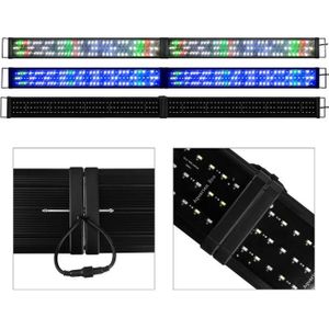 7500K BELLALICHT Éclairage LED pour Aquarium Lampe Rampe 180 LED Aquarium deau Douce RGBW ou Bleu Lumieres 31W LED pour 90-110CM Aquarium
