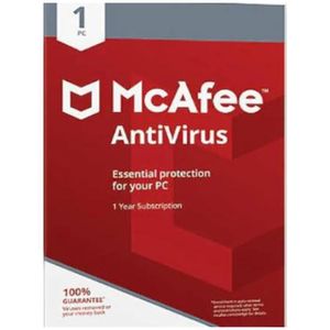 ANTIVIRUS À TELECHARGER McAfee AntiVirus PC 1 Device 1 Year McAfee Key GLO
