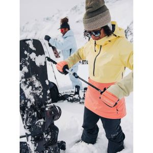 BLOUSON DE SKI Veste De Ski / Snow Burton Kimmy Gore-tex 2l Jaune Femme