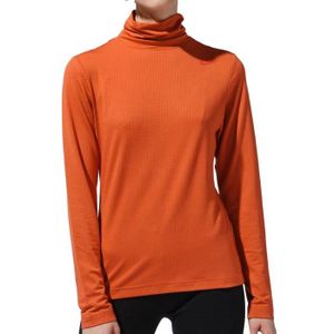 MAILLOT DE RUNNING T-shirt Running Femme Nike - Manches Longues - Orange