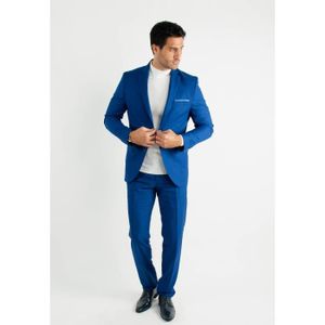 Gilet costume homme bleu turquoise Cdiscount