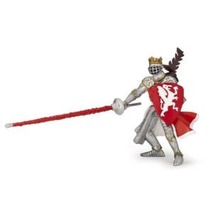 FIGURINE - PERSONNAGE Figurine - PAPO - Roi Au Dragon Rouge - Support de jeux et d'imagination - 21 x 8 x 10 cm