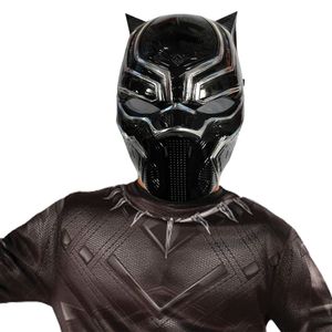 MASQUE - DÉCOR VISAGE Masque Black Panther en PVC pour enfant - RUBIES -