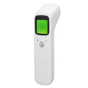 THERMOMÈTRE BÉBÉ Tbest thermomètre bébé Thermomètre frontal Blanc Grand écran Fonction mémoire Thermomètre portable infrarouge pour luminaire linge