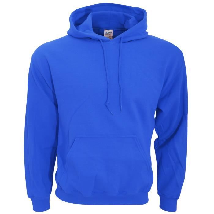 Gildan - Sweatshirt à capuche - Homme Bleu roi - Cdiscount Prêt-à-Porter