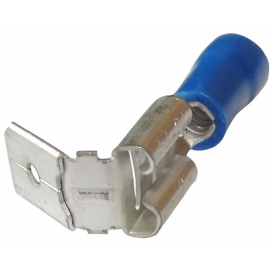 10x Cosses /électriques femelle plate 2.8mm 0.8mm 1.5-2.5mm2 isol/ée bleue Aerzetix