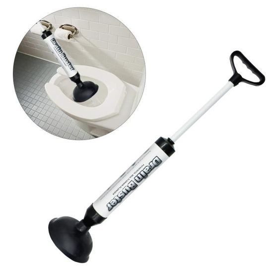 Déboucheur de Toilette à Air Comprimé, Déboucheurs Ventouses avec Baromètre, Ventouse Deboucheur WC avec 3 Têtes de Piston et Gonfleur, Débouchage pour Toilette, Évier, Baignoire(Gris Déboucheur de Toilette à Air Comprimé, Déboucheurs Ventouses avec Baromètre, Ventouse Deboucheur WC avec 3 Têtes de Piston et Gonfleur, Débouchage pour Toilette, Évier, Baignoire(Gris