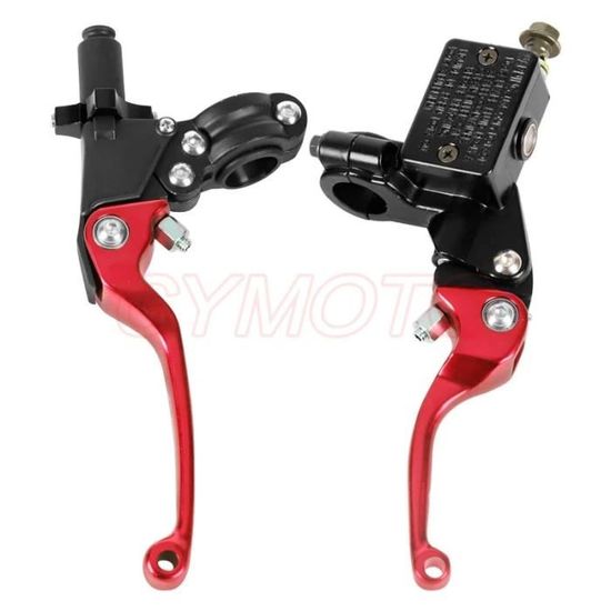 Leviers De Frein Et D'embrayage Moto - Pour Yamaha YZF R1 2004-2012 Et YZF R6 2005-2012 - Aluminium Argenté