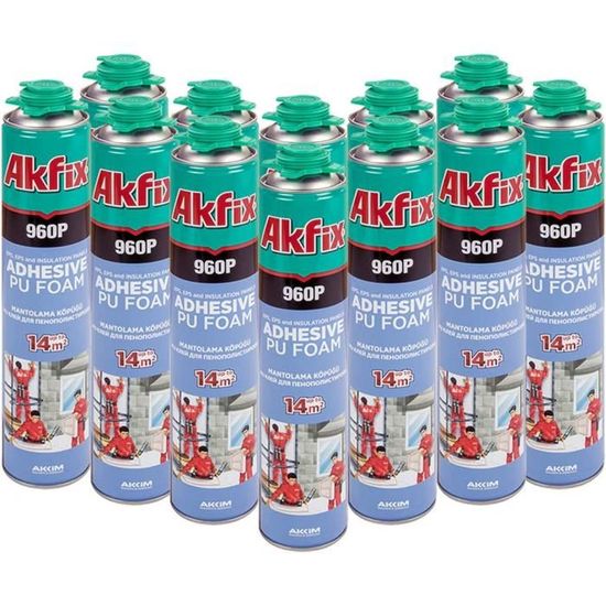 Mousse de Montage Polyuréthanes Résistant Proloc P18 Hell Rose, 12