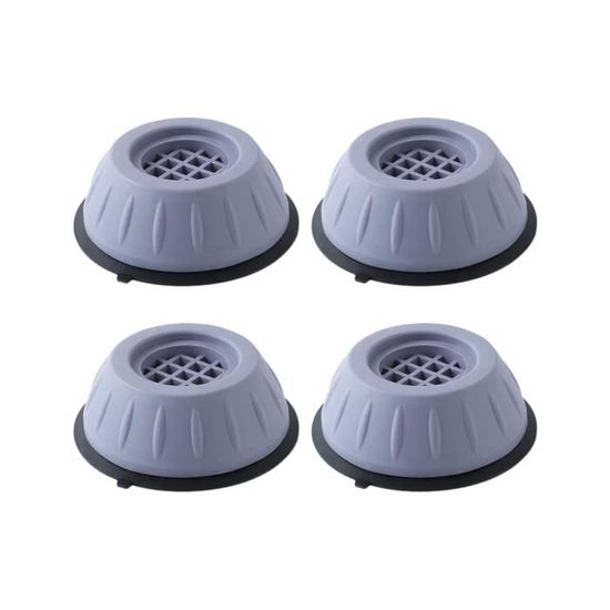 Lot De 4 Patins Anti-Vibration Aluminium 30x11 Cm - Pour Ampli, Enceintes, Meubles, Avec Coussinets Caoutchouc Amovibles