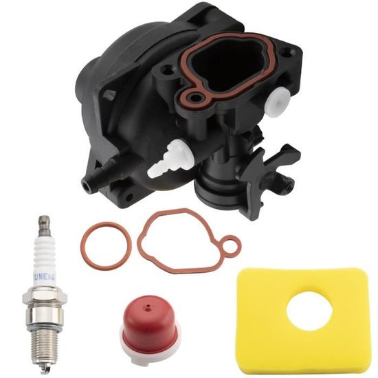 Carburatore Per Briggs &amp; Stratton 300E/450E/500E - Kit Completo Con Filtro Aria E Candele, Sostituto 799583