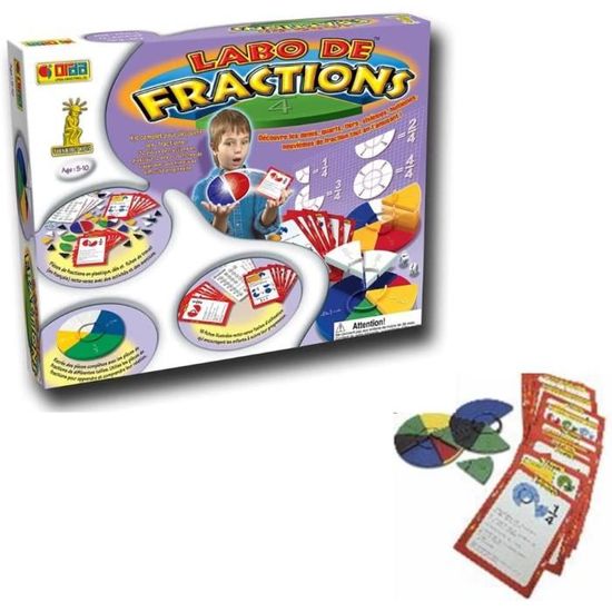 Créa Lign' | Tampons Bois Fractions | Apprendre et visualiser Les Parts