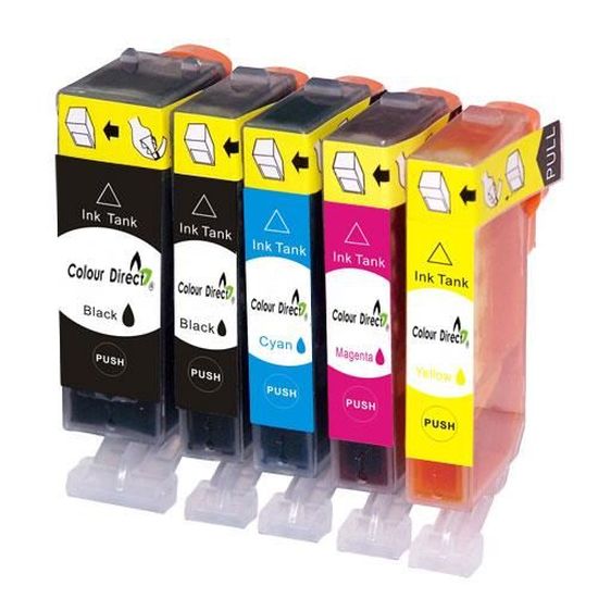 Lot De 10 Cartouches D'encre Compatibles Pour Canon PGI525 & CLI526 - Imprimantes Pixma Comme IP4850