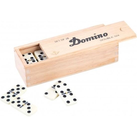 Domino double 6 en boîte 28 pierres