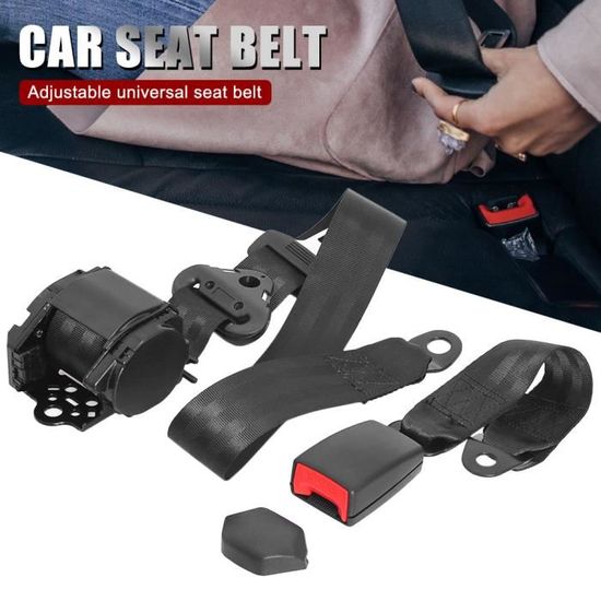 Ceinture De Sécurité Grossesse Pour Voiture - Réglable 60 à 145 Cm, Protection Ventre Et Bébé - Compatible Plupart Véhicules - 2