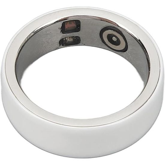 Anneau Intelligent IP68 Étanché - Bague De Suivi Santé Podomètre, Sommeil, Fitness, Prise Photo Télécommandée, Argent