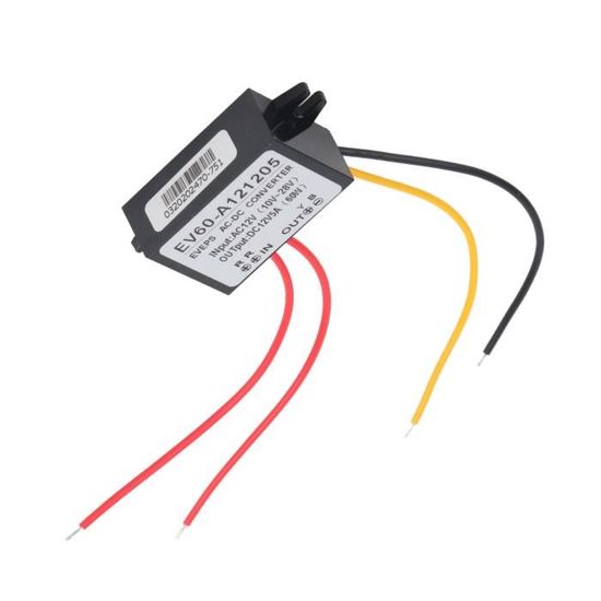 Convertisseur DC 12V Vers 3.3V 3A 10W - Réducteur De Tension étanche IP67 - Pour Voiture, Camion, Bande LED, Panneau Solaire - Câblage Facile - 10