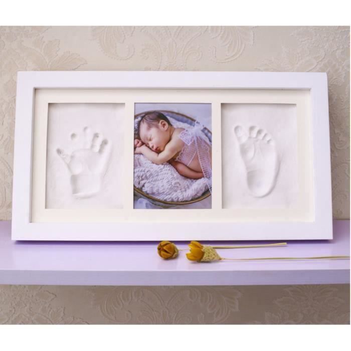 Kit Cadre Photo Empreinte Mains Et Pieds Bebe Idee Cadeau Bebe Et Maman Empreinte Argile Pour Naissance Enfants Iscdav False P Cdiscount Maison