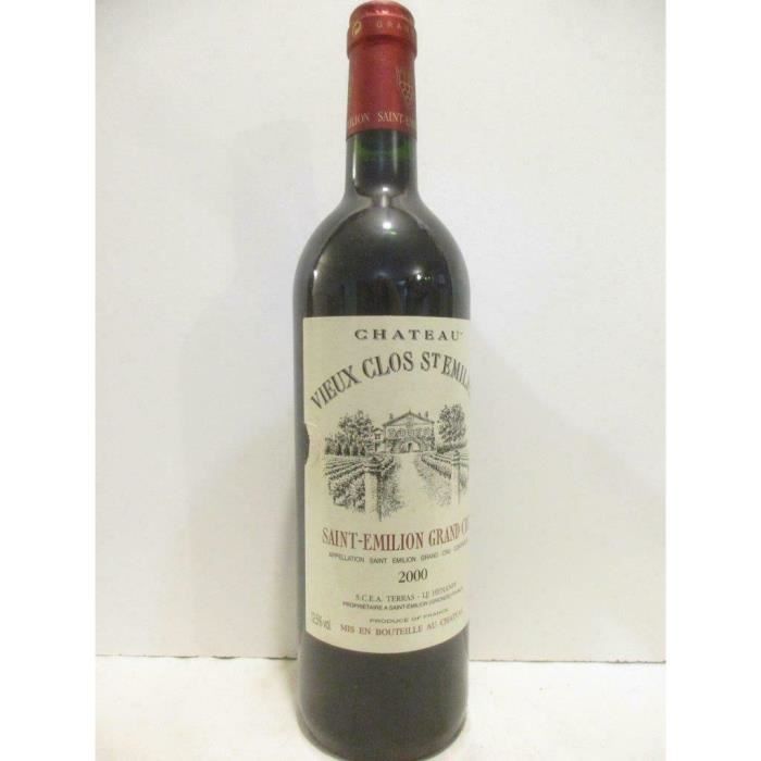 saint-émilion château vieux clos st émilion grand cru Rouge 2000 - bordeaux