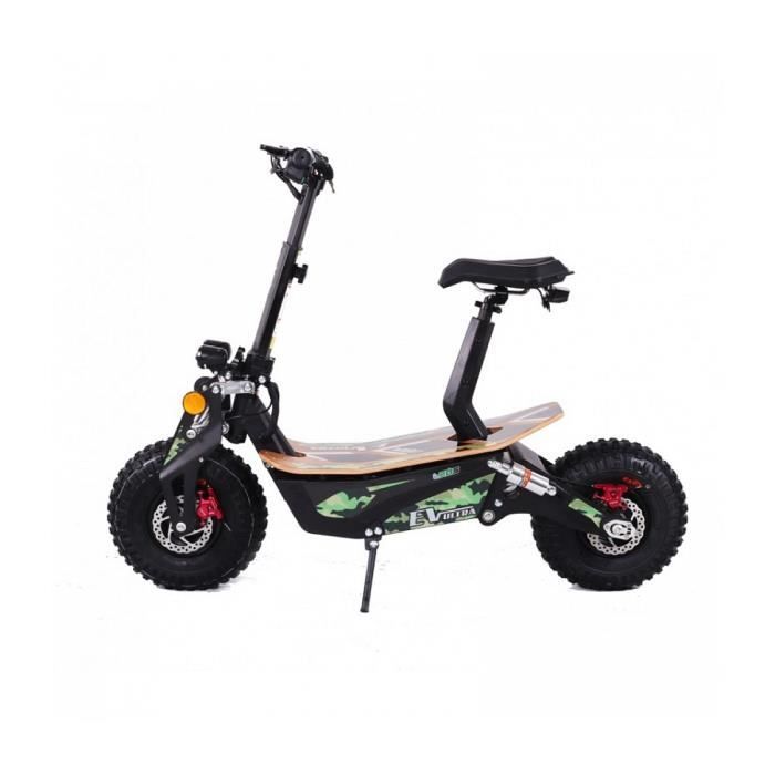 Trottinette électrique Lingenious Erex 2000 Verte Batterie Plomb 48V Version débridée - Référence : EREX212.3