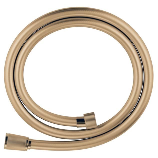 Flexible de douche doree - Tuyau de douche lisse - Longueur 1.75m - Raccords Universel G1/2" - Couleur champagne - Flexible douchet