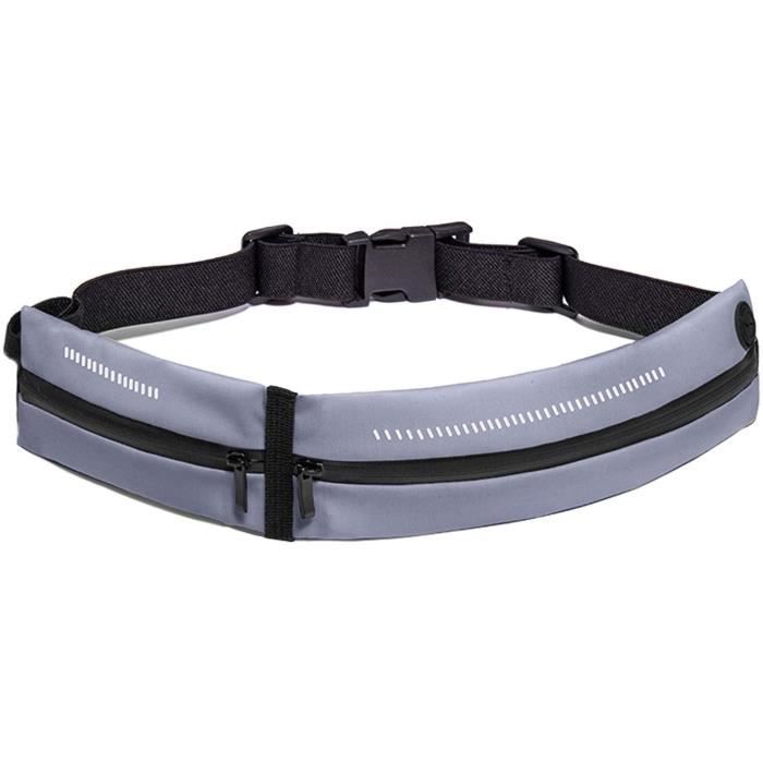 Ceinture de Course, Ceinture Sport Sacs Bananes de Sport Réglable Etanche Running Belt pour Homme Femme Support de téléphone