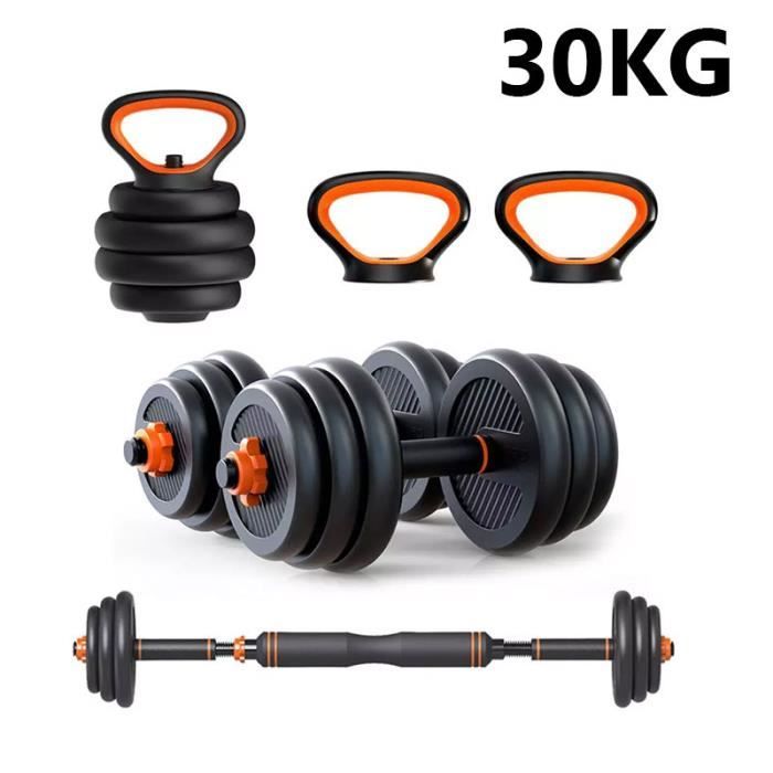 VENCEDE-Kettlebell Kit 30KG-Kit Musculation réglables Multifonctionnels