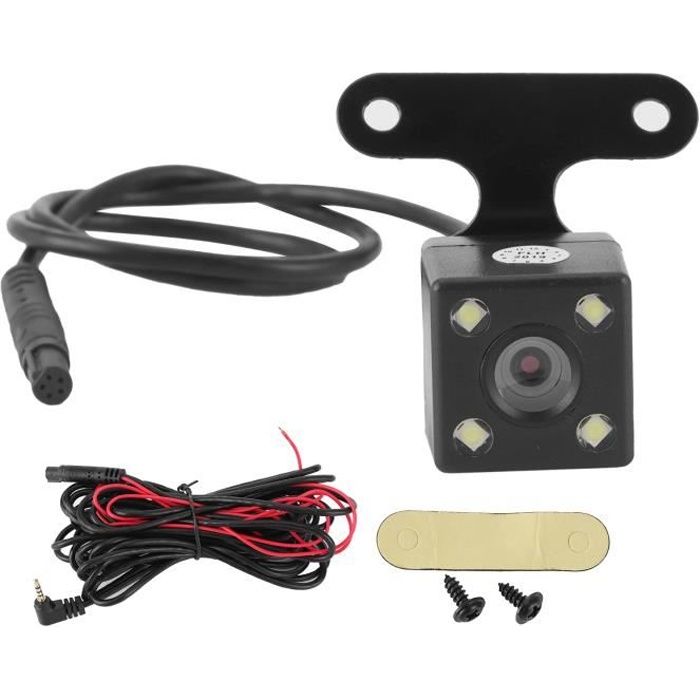 Fafeicy moniteur de recul universel Caméra de recul de vue arrière 5 broches haute définition grand angle 170 degrés IP68