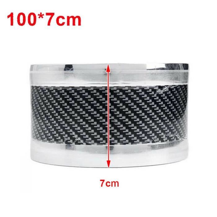 Pièces Auto,Autocollants de Protection de porte de voiture en Fiber de carbone,anti-rayures,Protection de seuil de porte - Type 3