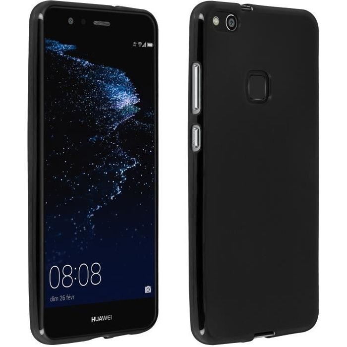 Coque Huawei P10 Lite Protection Silicone Gel Mat Noir