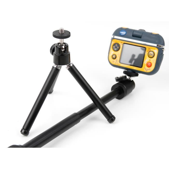 Trépied - perche 2 en 1 pour VTech Kidizoom Action Cam 180 caméra enfant 507005 - DURAGADGET