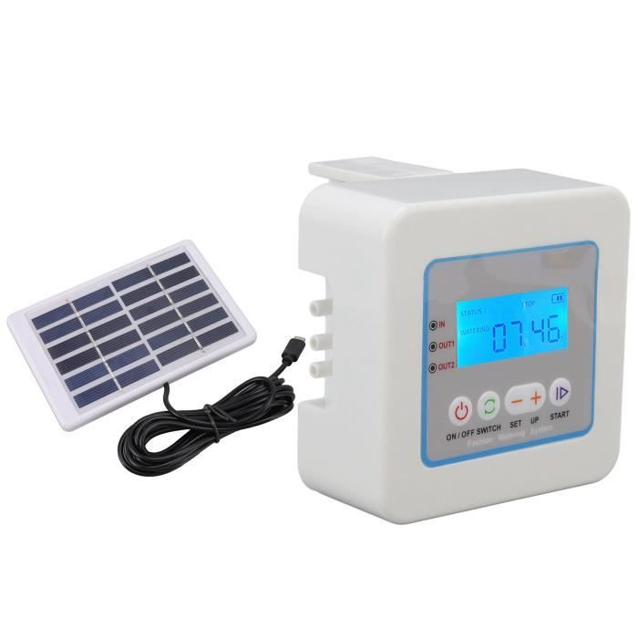 Dispositif D'Arrosage Automatique Bricolage Micro Kit D'Irrigation Goutte À Goutte Automatique Minuterie Programmable