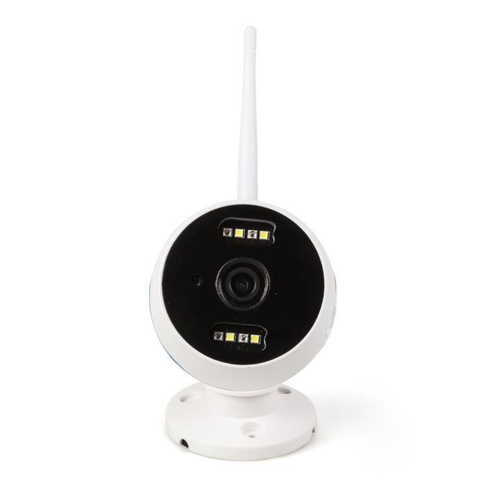Caméra Vidéosurveillance 1080p Compatible Tuya - Détecteur De Mouvement- Jour Nuit -Audio - Adaptateur 12VDC - Greenice