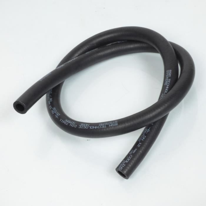 1m de Durite de refroidissement d'eau renforcée noire Ã˜12x19mm pour moto scooter quad - MFPN : 12x19mm x 1m-190020-1N