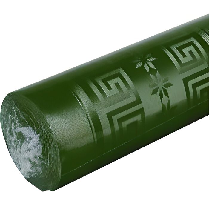 Nappe damassee 1.20m x 6 m vert sapin