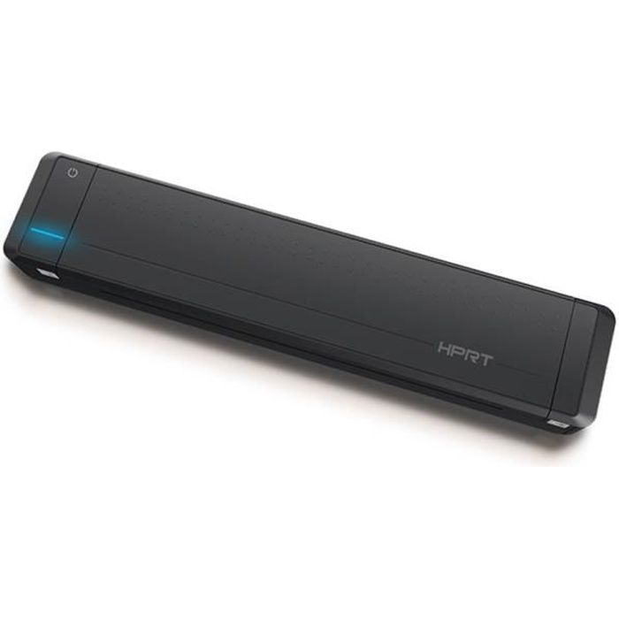 TD™ Imprimante thermique portable de devoirs d'étudiant de bureau bluetooth papier A4 sans fil portable de batterie au lithium noir