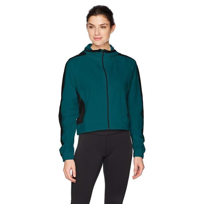 Under Armour Storm Woven FZ Jacket Veste Femme, Tourmaline Teal, S - 1315117-716
