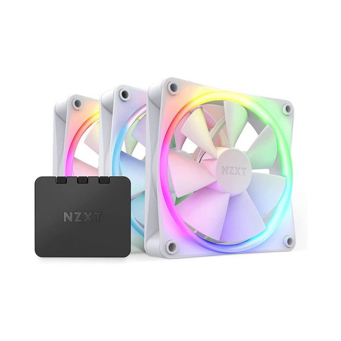 Ventilateurs - NZXT - F120 RGB Triple Pack - 120 mm - Blanc - Compatible NZXT CAM
