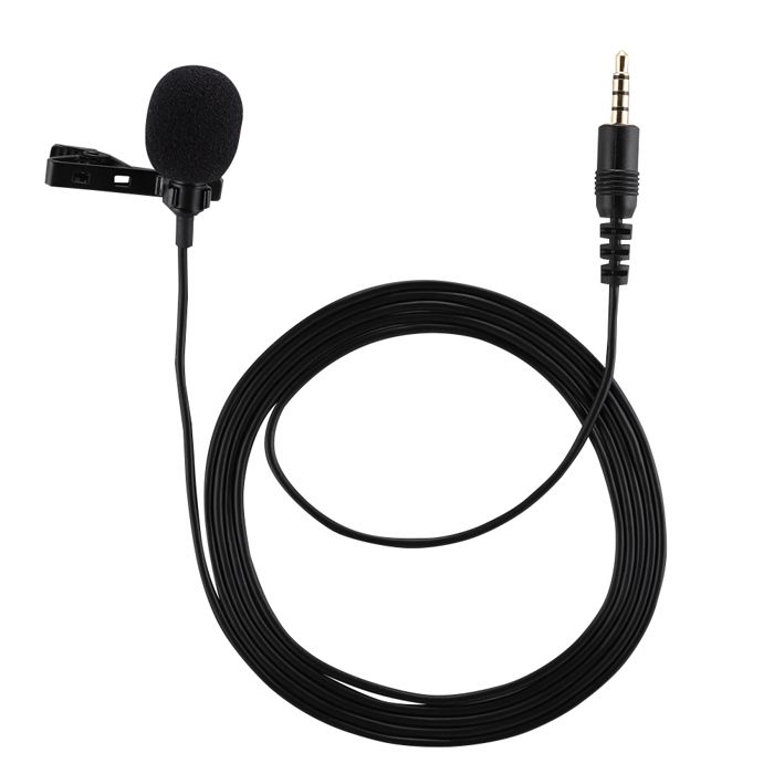 Micro-cravate omnidirectionnel à 360° R8 Mini microphone denregistrement karaoké pour téléphone