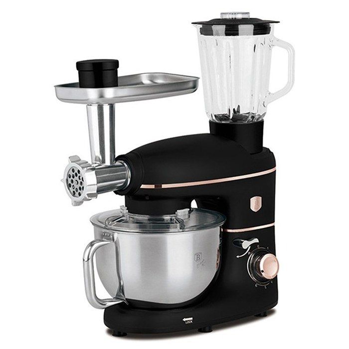 BERLINGERHAUS Robot de cuisine avec broyeur et mixeur 1500 W Collection Black Rose BH-9534