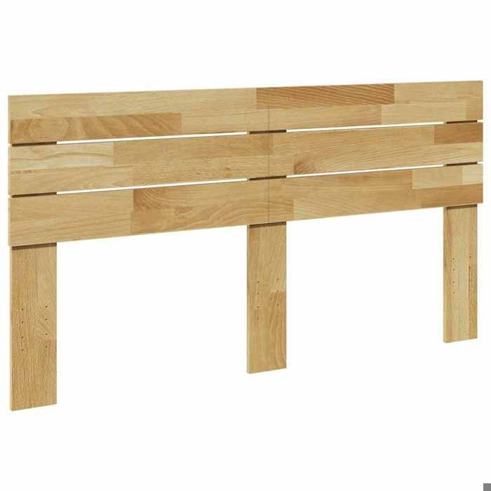 UNIQUE Tête de lit LMT - Armoire de tête de lit de chambre 140 cm bois massif de chêne cozy647430