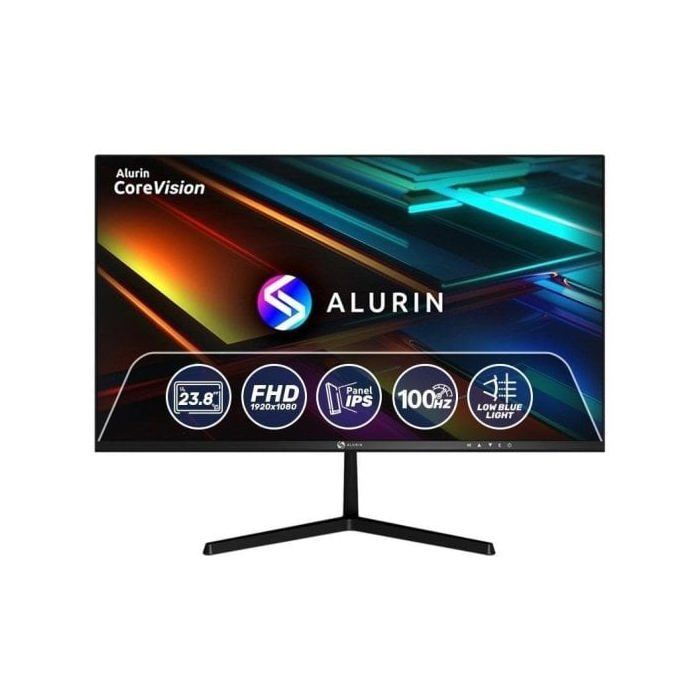 Écran Alurin CoreVision 100IPSLite 23 8 FHD 100Hz FreeSync VESA 75x75 Léger 4 5kg Neuf - vue 5