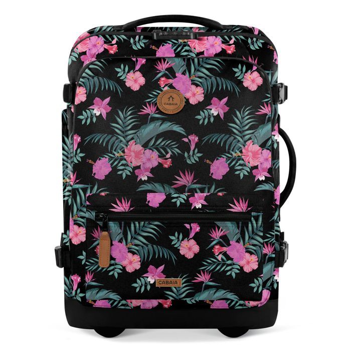 CABAIA Valise noir lilas pour femme et homme Soft Suitcase