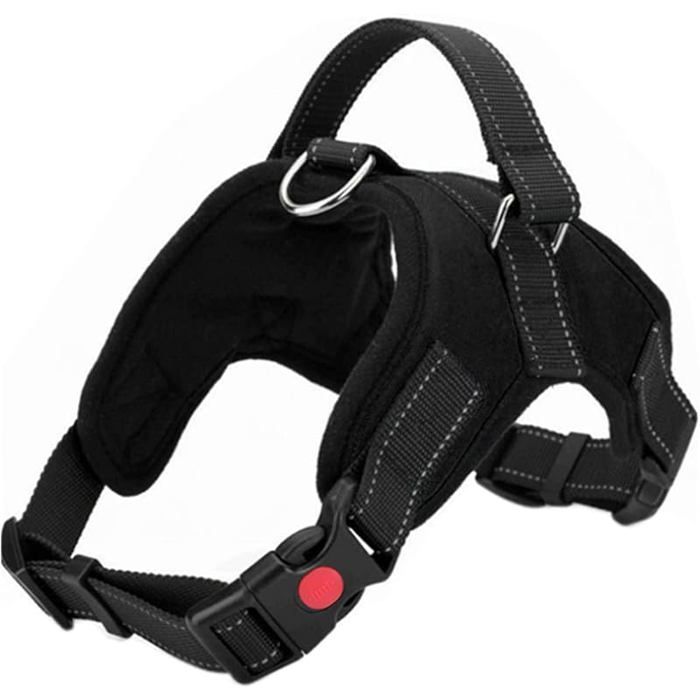 Harnais pour chien anti-traction respirant et rglable rflchissant Oxford facile contrler avec poigne robuste pou HARNAIS ANIMAL
