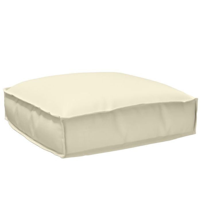 vidaXL Coussin d'extérieur Crème Polyester 50x50 - vue 2