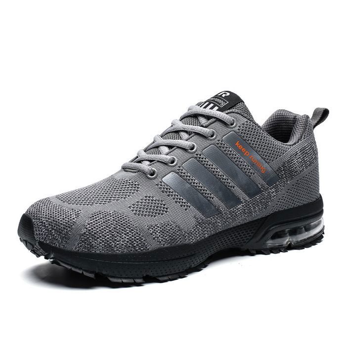 INSFITY Basket Homme Respirant Femme Sport Grande taille - Gris