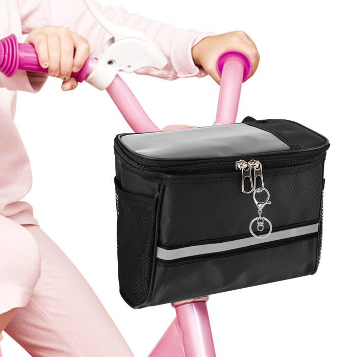 Panier de vélo pour enfants panier/sac avant pour vélos et trottinettes panier de guidon imperméable accessoire de vélo