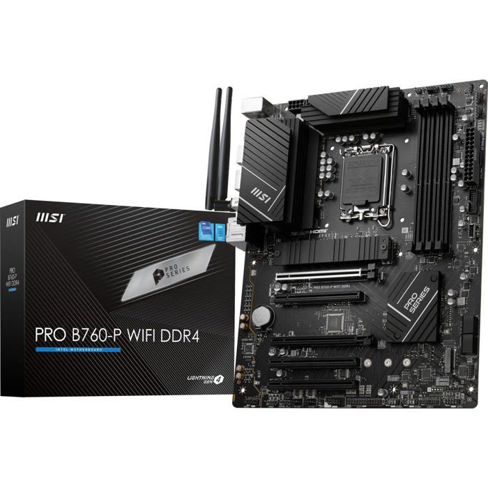 MSI PRO B760 P Intel B760 LGA 1700 ATX - vue 2