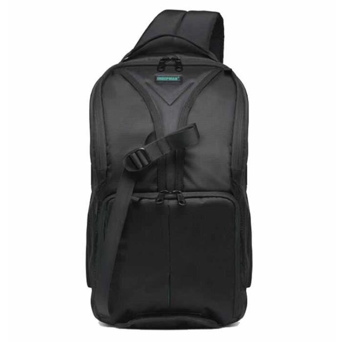 Sac Bandouliere Reflex Pour Appareil Numerique Noir Et Vert