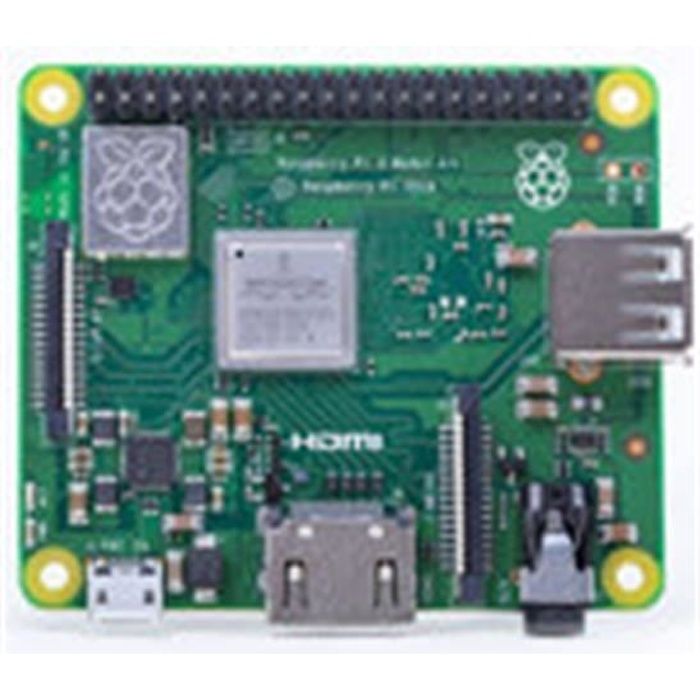 Raspberry Pi 3 Model A+ Carte mère avec processeur ARM CortexA53 QuadCore 1.4 Raspberry Pi 3 Model A+ Carte mère avec processeur ARM CortexA53 QuadCore 1.4